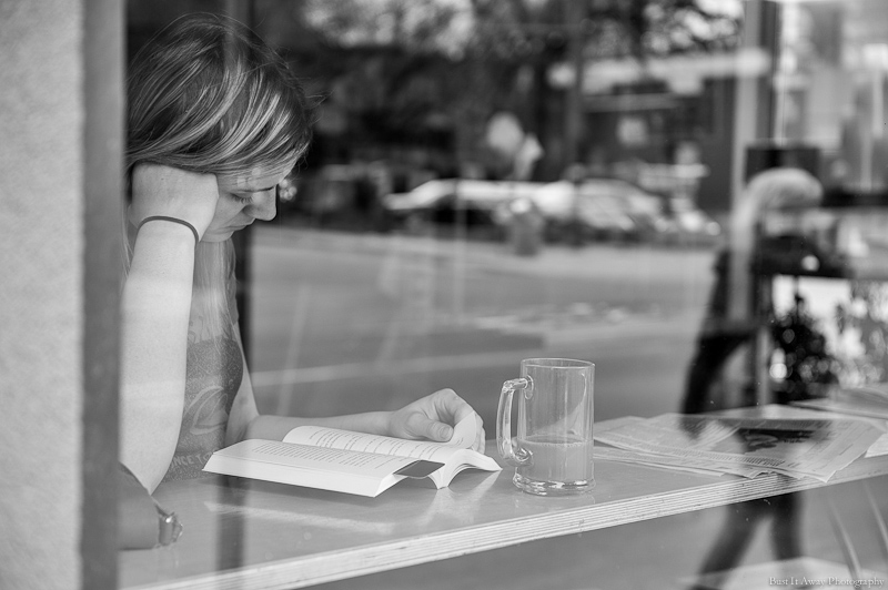 In her Book - Bank street, Ottawa