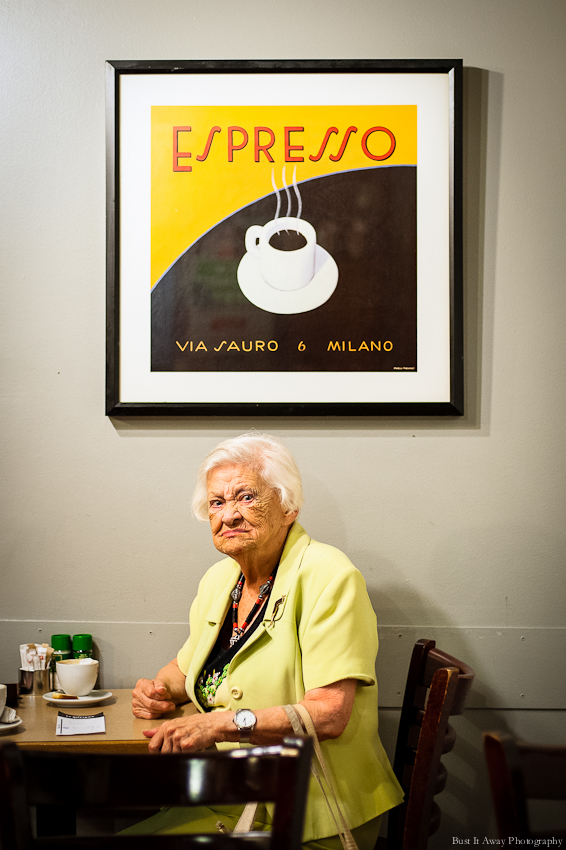 At the Italian Café - Ottawa